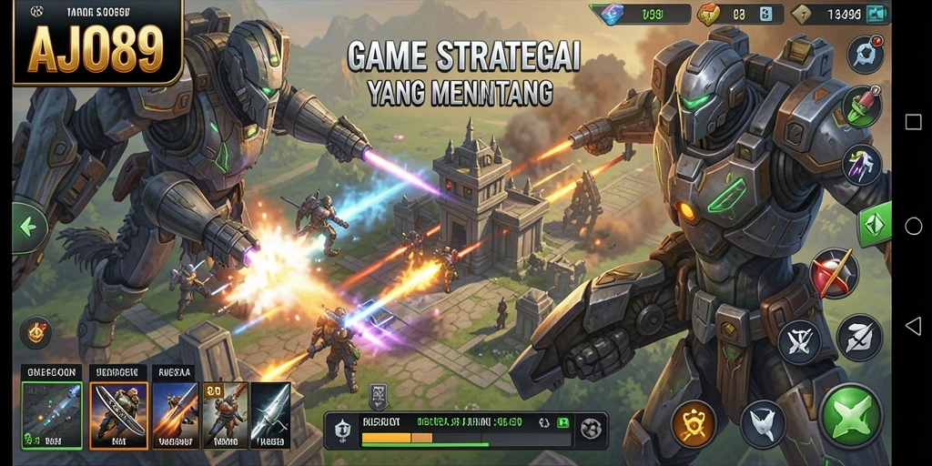 Tampilan gameplay yang menarik dari AJO89 dengan strategi mendalam.