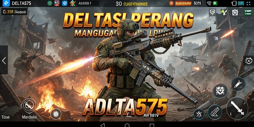 Tampilan gameplay DELTA575 yang menarik dan penuh strategi.