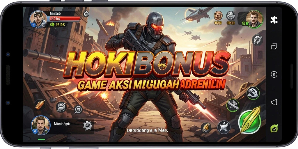 Tampilan gameplay seru dari HOKIBONUS dengan aksi mendebarkan.