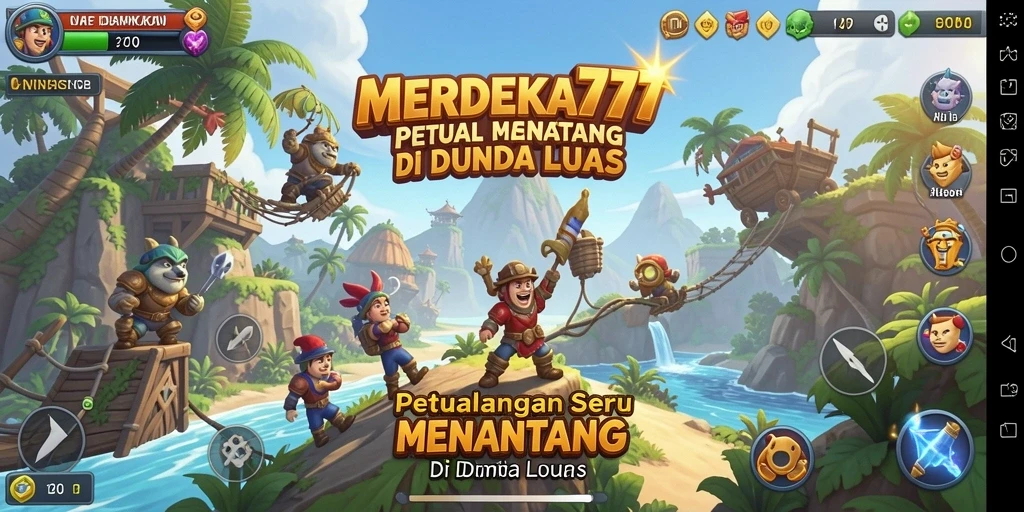 Tampilan gameplay MERDEKA777 yang seru dan penuh aksi dalam petualangan.