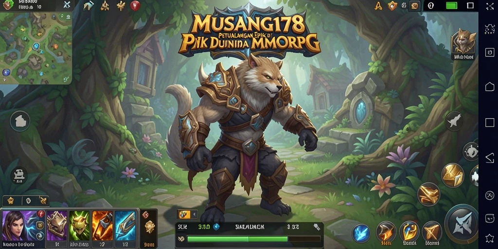 Tampilan gameplay yang dinamis dan seru dalam <strong>MUSANG178</strong>.