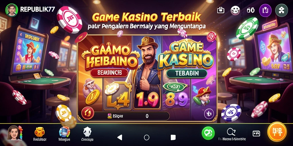 Gameplay seru dan menarik di REPUBLIK77 untuk pengalaman Kasino terbaik.