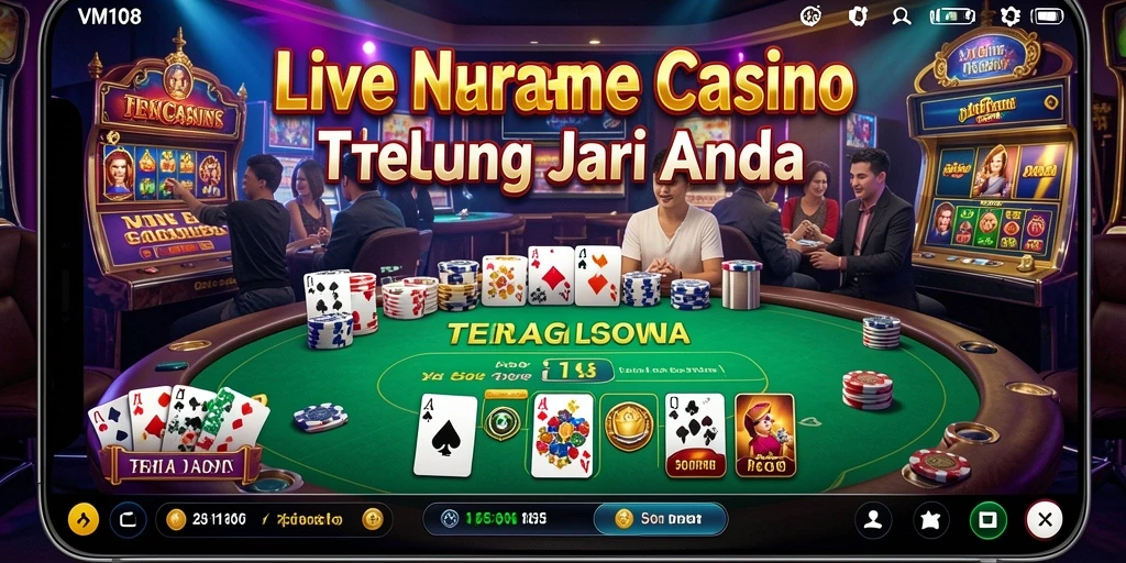 Gameplay interaktif dan menyenangkan dari aplikasi Live Casino VM108.